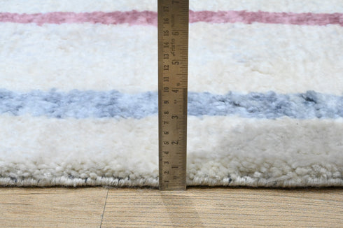 9 X 12 Ft High Pile Beige Color Contemporary Style Indian Rug, Fine Hand Knotted Floor Rug #Home Decor #WoolRug #LivingAreaRug #AbstractRug - 100%HANDMADERUG