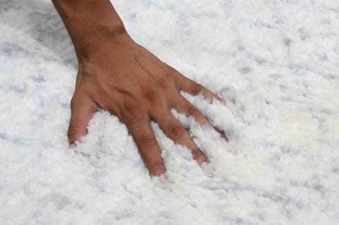 5 X 8 Ft High Pile Contemporary Style Indian Rug, Fine Hand Knotted Floor Rug #Home Decor #WoolRug #LivingAreaRug #AbstractRug - 100%HANDMADERUG