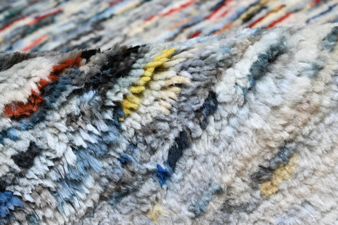 5 X 8 Ft High Pile Contemporary Style Indian Rug, Fine Hand Knotted Floor Rug #Home Decor #WoolRug #LivingAreaRug #AbstractRug - 100%HANDMADERUG