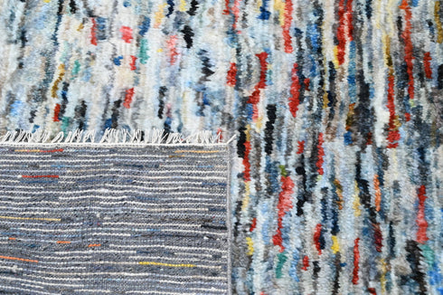 5 X 8 Ft High Pile Contemporary Style Indian Rug, Fine Hand Knotted Floor Rug #Home Decor #WoolRug #LivingAreaRug #AbstractRug - 100%HANDMADERUG