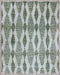 8 X 10 Ft High Pile Contemporary Style Green and Beige Color Indian Rug, Fine Hand Knotted Floor Rug #Home Decor #WoolRug #LivingAreaRug #AbstractRug - 100%HANDMADERUG