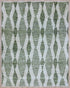 8 X 10 Ft High Pile Contemporary Style Green and Beige Color Indian Rug, Fine Hand Knotted Floor Rug #Home Decor #WoolRug #LivingAreaRug #AbstractRug - 100%HANDMADERUG