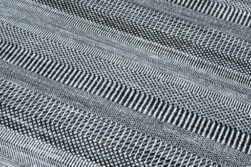 8 X 8 Ft. Handmade Charcoal Color Round Rug Grass Design Wool Area Rug