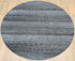 8 X 8 Ft. Handmade Charcoal Color Round Rug Grass Design Wool Area Rug