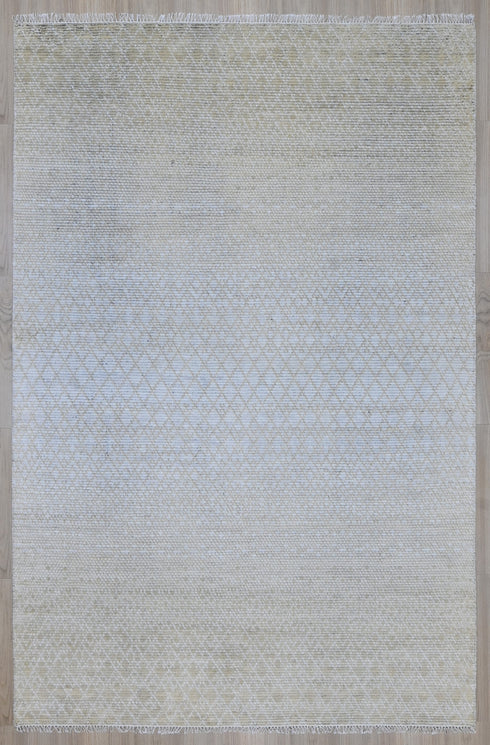 6 X 9 Ft Handmade Rug, Hand Knotted Floor Area Rug, Abstract Rug, Contemporary Design Rug, Indoor Bedroom Rug Home Decor