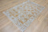6x9 Light Grey and Gold with High and Low Design Traditional Oriental Area Rug