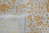 6x9 Light Grey and Gold with High and Low Design Traditional Oriental Area Rug