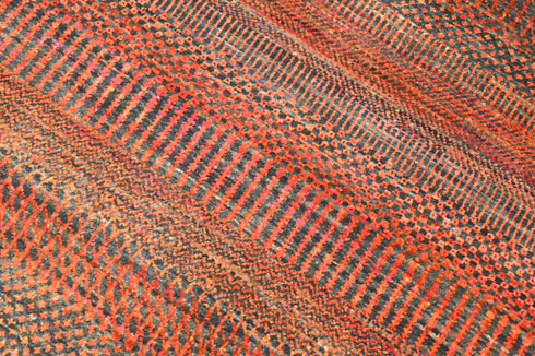 8 X 10 Ft Indoor Area Rug, Saree Silk Designer Rug, Indian Hand Knotted Rug, Oriental Rug, Living Floor Rug Home Decor