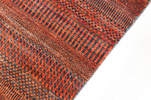 8 X 10 Ft Indoor Area Rug, Saree Silk Designer Rug, Indian Hand Knotted Rug, Oriental Rug, Living Floor Rug Home Decor