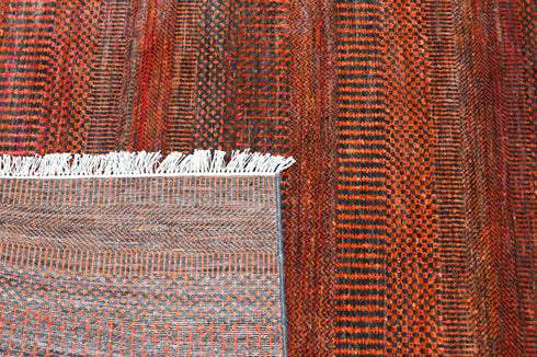 8 X 10 Ft Indoor Area Rug, Saree Silk Designer Rug, Indian Hand Knotted Rug, Oriental Rug, Living Floor Rug Home Decor