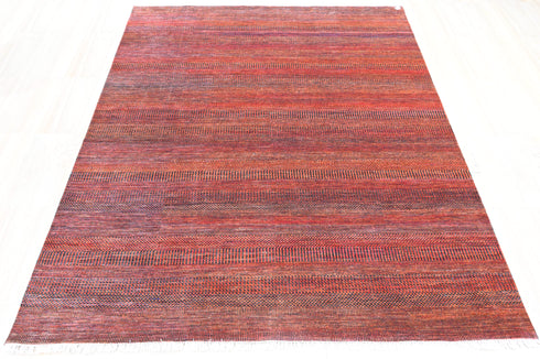 8 X 10 Ft Indoor Area Rug, Saree Silk Designer Rug, Indian Hand Knotted Rug, Oriental Rug, Living Floor Rug Home Decor