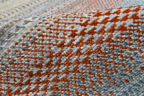 10 X 14 Feet Multi Color Indian Hand Knotted Contemporary Area Rug #FloorRug #LivingAreaRug #OrientalRug