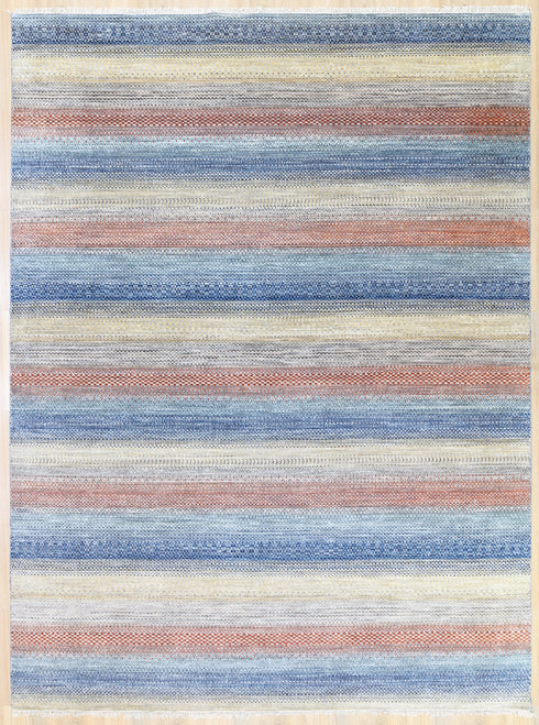 10 X 14 Feet Multi Color Indian Hand Knotted Contemporary Area Rug #FloorRug #LivingAreaRug #OrientalRug