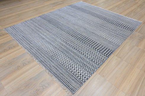 8 X 10 ft Indian Hand Knotted Contemporary Style Indoor Bedroom Area Rug #LivingRug Home Decor - 100%HANDMADERUG
