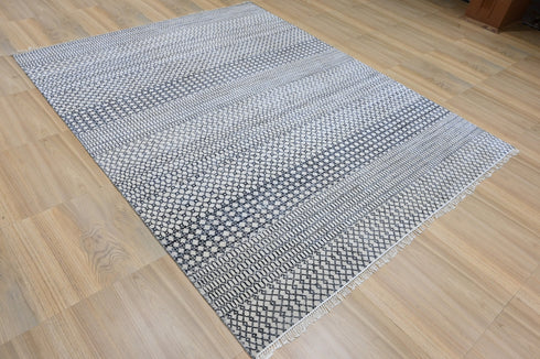 8 X 10 ft Indian Hand Knotted Contemporary Style Indoor Bedroom Area Rug #LivingRug Home Decor - 100%HANDMADERUG