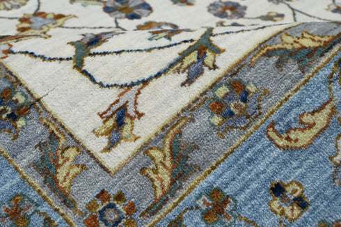 8 X 10 Ft Wool Area Rug, Hand Knot Rug, Indoor Floor Covering Rug, Contemporary Rug, Indian Handmade Carpet Home Decor