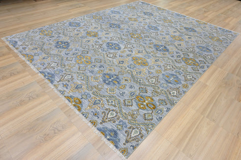 10 x 14 Ft Area Rug, Indoor Floor Rug, Indian Handmade Contemporary Rug, Abstract Design Rug, Modern Design Rug