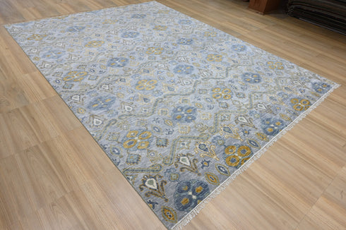 10 x 14 Ft Area Rug, Indoor Floor Rug, Indian Handmade Contemporary Rug, Abstract Design Rug, Modern Design Rug