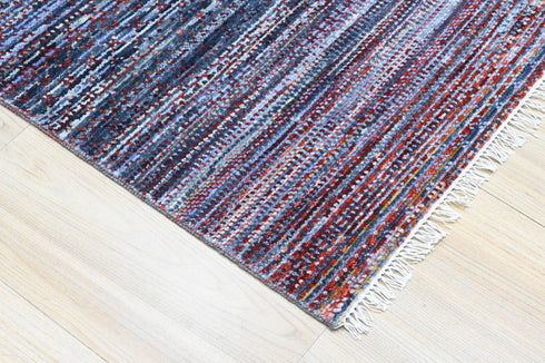 6 X 9 Ft Indian Hand Knotted Contemporary Indoor Floor Area Rug #WoolRug #IndoorRug #LivingRoomRug #LoomtoRoom