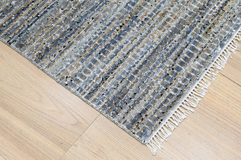 6 X 9 Ft Indian Hand Knotted Contemporary Indoor Area Rug #WoolRug #Grey Color Rug #LivingRug Home Decor - 100%HANDMADERUG