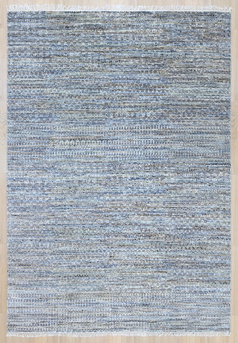 6 X 9 Ft Indian Hand Knotted Contemporary Indoor Area Rug #WoolRug #Grey Color Rug #LivingRug Home Decor - 100%HANDMADERUG