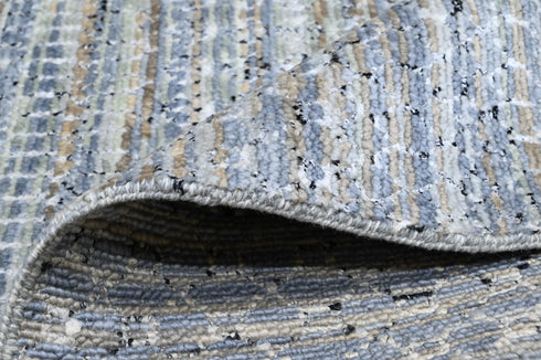 6 X 9 Ft Indian Hand Knotted Contemporary Indoor Area Rug #WoolRug #Grey Color Rug #LivingRug Home Decor - 100%HANDMADERUG