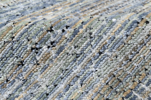 6 X 9 Ft Indian Hand Knotted Contemporary Indoor Area Rug #WoolRug #Grey Color Rug #LivingRug Home Decor - 100%HANDMADERUG