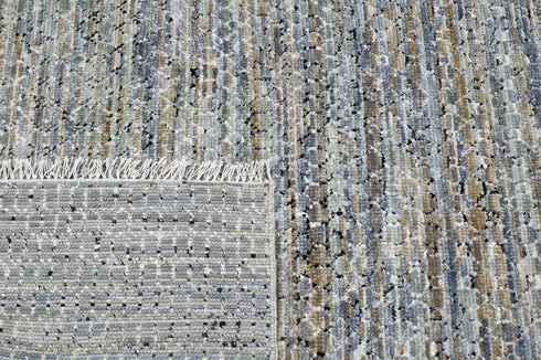 6 X 9 Ft Indian Hand Knotted Contemporary Indoor Area Rug #WoolRug #Grey Color Rug #LivingRug Home Decor - 100%HANDMADERUG