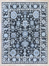 6 X 9 Ft Indian Hand Knotted Charcoal Color Contemporary Oushak Area Rug Home Decor