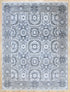 9 X 12 Ft Indoor Area Rug, Mamluks Design Rug Charcoal & Grey Color, Indian Hand Knotted Rug, Oriental Rug, Living Floor Rug Home Decor