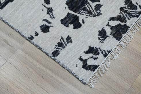 9 X 12 Ft Area Rug, Hand Knotted Modern Rug, Abstract Design Rug, Contemporary Rug, Indoor Living Rug Home Decor