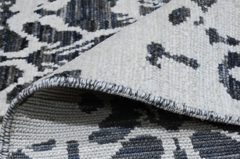 9 X 12 Ft Area Rug, Hand Knotted Modern Rug, Abstract Design Rug, Contemporary Rug, Indoor Living Rug Home Decor