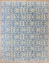 9 X 12 Ft Indoor Area Rug, Abstract Design Rug, Indian Hand Knotted Rug, Oriental Rug, Living Floor Rug Home Decor