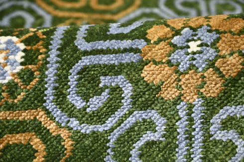 6 X 9 Ft Flower Design Indian Hand Knotted Contemporary Area Rug Home Decor #100%HandMadeRug #OrientalRug #IndoorRoomRug