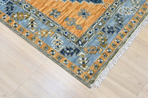 4 X 6 Ft Indian Hand Knotted Contemporary Oushak Area Rug Home Decor