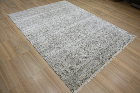 8 X 10 Feet Wool Area Rug, Hand Knot Rug, Indoor Floor Covering Rug, Contemporary Rug, Indian Handmade Carpet Home Decor