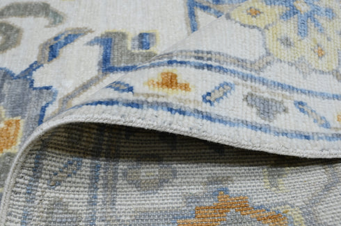 9 X 12 Ft Indoor Area Rug, Abstract Design Rug, Indian Hand Knotted Rug, Oriental Rug, Living Floor Rug Home Decor