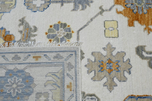 9 X 12 Ft Indoor Area Rug, Abstract Design Rug, Indian Hand Knotted Rug, Oriental Rug, Living Floor Rug Home Decor