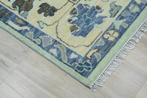 10 X 14 Ft Indian Hand Knotted Oushak Design Oriental Area Rug #IndoorRug #LOOMTOROOM #100%HANDMADERUG