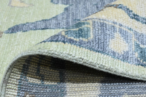 10 X 14 Ft Indian Hand Knotted Oushak Design Oriental Area Rug #IndoorRug #LOOMTOROOM #100%HANDMADERUG