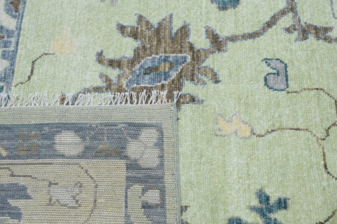 10 X 14 Ft Indian Hand Knotted Oushak Design Oriental Area Rug #IndoorRug #LOOMTOROOM #100%HANDMADERUG