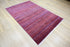 Deep Burgundy Textured 6x9 ft Area Rug - Modern Hand-Knotted Luxury Living Room Carpet