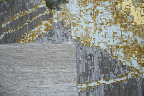 8 X 10 ft Area Rug, Abstract Design Rug, Indian Hand Knotted Rug, Oriental Rug, Home & Living Floor Rug Home Decor