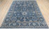9 X 12 Ft Indoor Area Rug, Abstract Design Rug, Indian Hand Knotted Oushak Rug, Oriental Rug, Living Floor Rug Home Decor